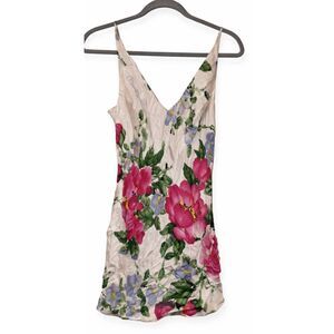 Y2k Victoria secret womens small slip lingerie mini dress night gown pink cream